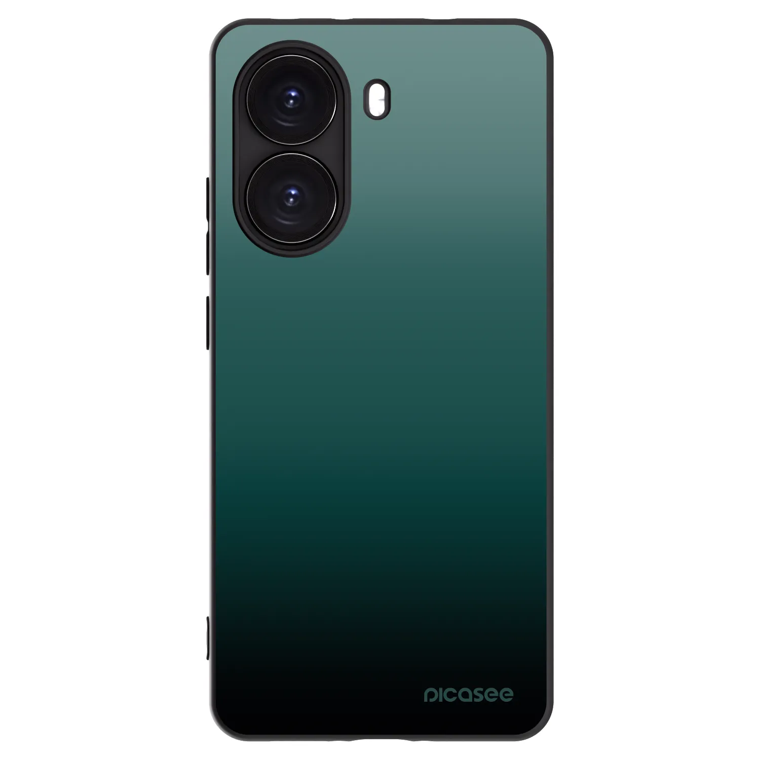 Picasee Xiaomi Poco X7 Pro 5G Hülle - Schwarzes Silikon - Verdant Fade