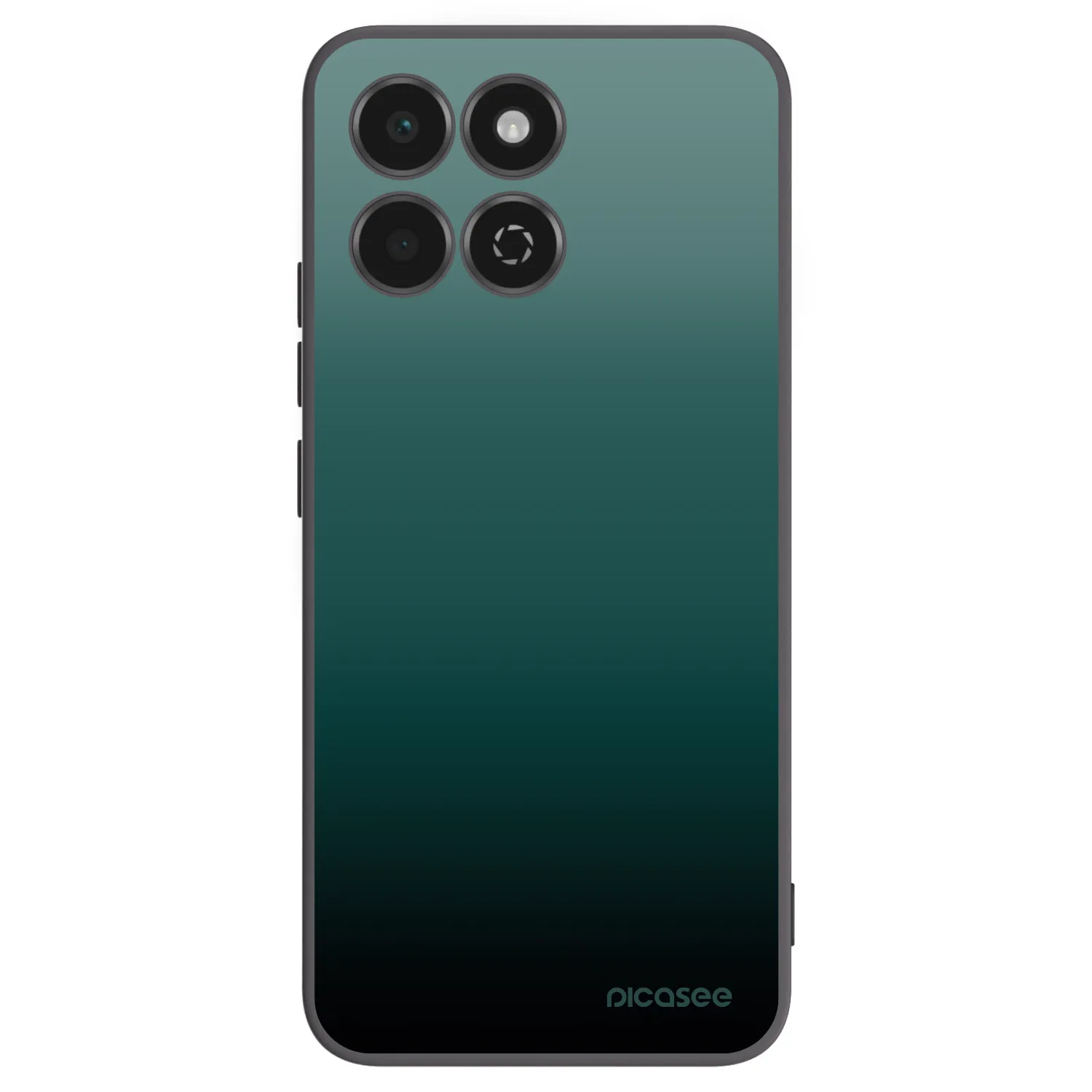 Picasee Honor 200 Smart 5G Hülle - Schwarzes Silikon - Verdant Fade