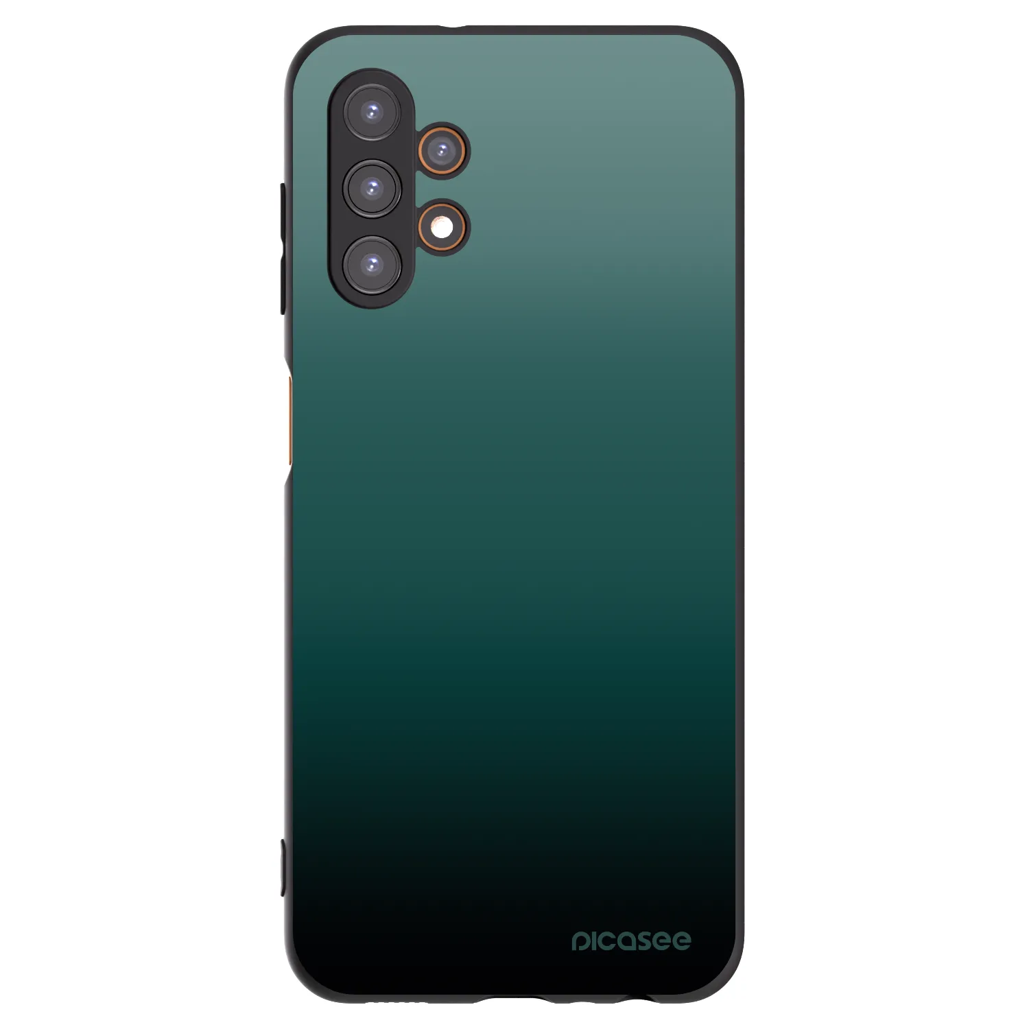 Picasee Samsung Galaxy A13 5G Hülle - Schwarzes Silikon - Verdant Fade