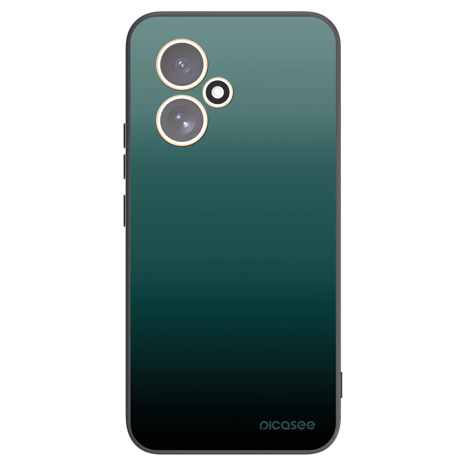 Picasee Honor 400 5G Hülle - Schwarzes Silikon - Verdant Fade