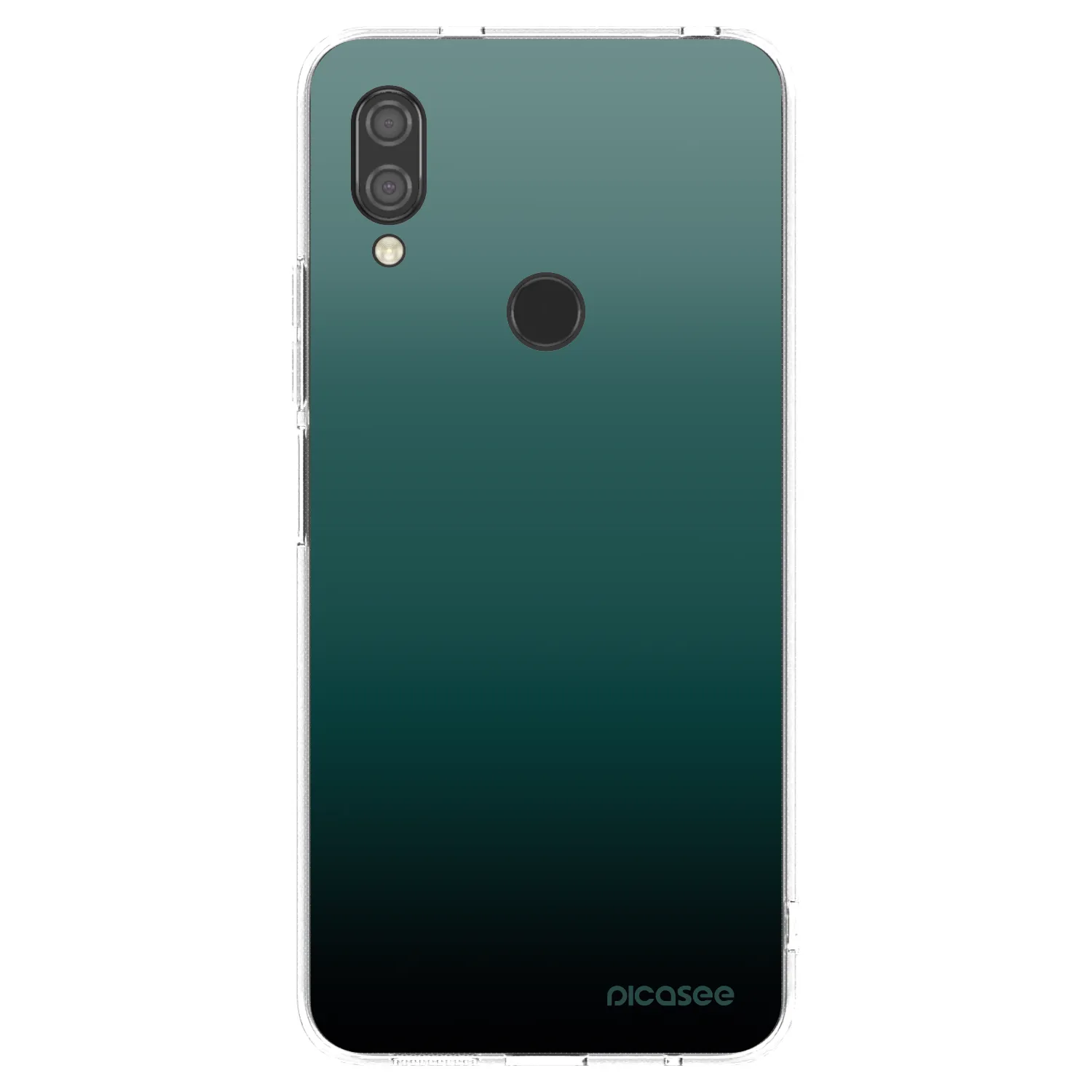 Picasee Xiaomi Redmi 7 Hülle - Transparentes Silikon - Verdant Fade