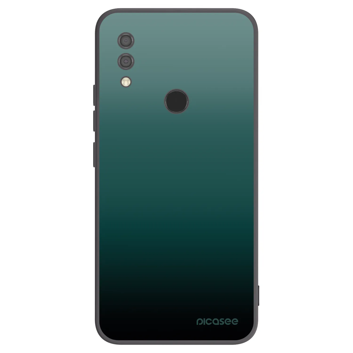 Picasee Xiaomi Redmi 7 Hülle - Schwarzes Silikon - Verdant Fade