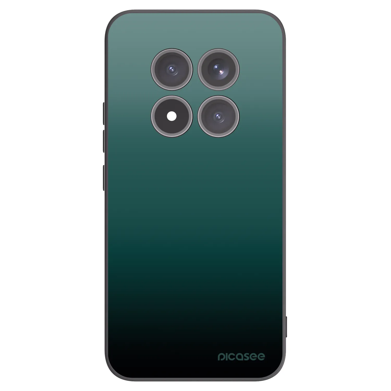 Picasee Xiaomi Redmi Note 15 Pro+ Hülle - Schwarzes Silikon - Verdant Fade
