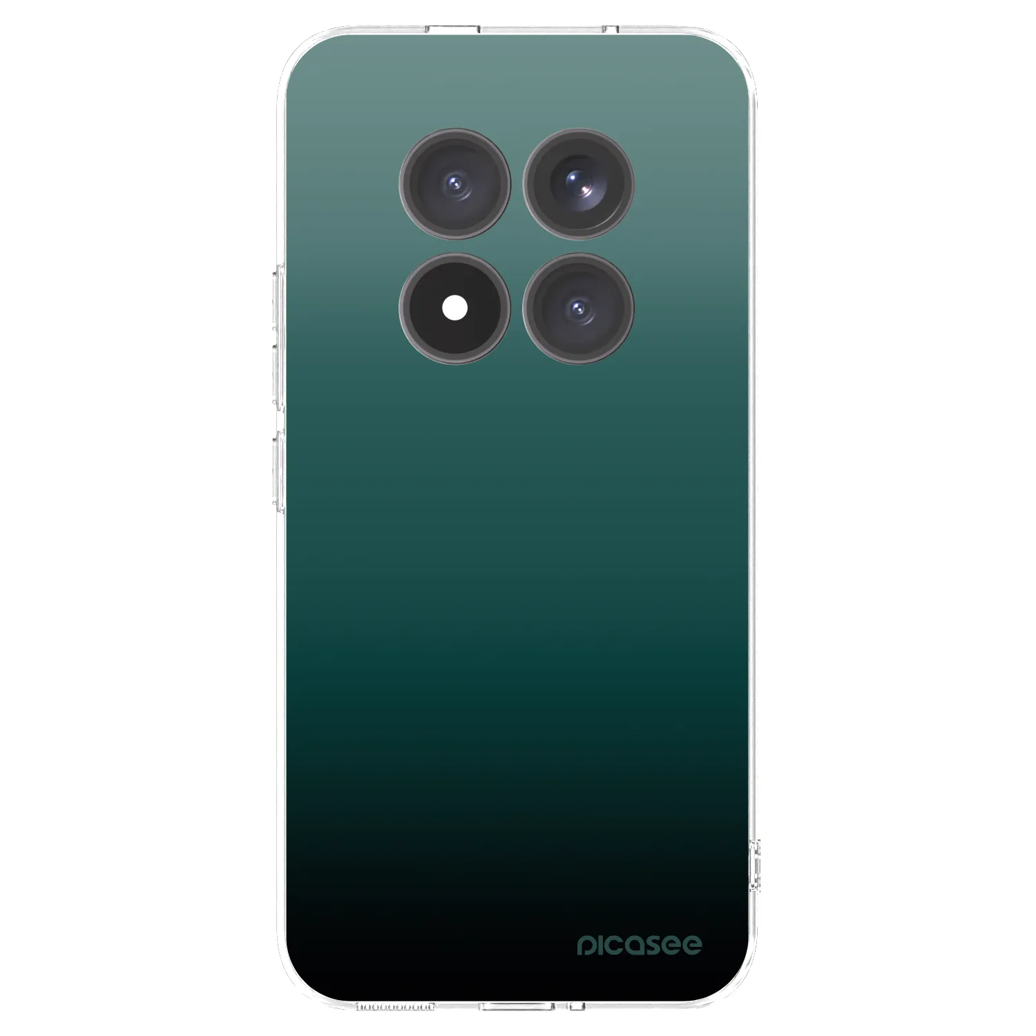Picasee Xiaomi Redmi Note 15 Pro+ Hülle - Transparentes Silikon - Verdant Fade