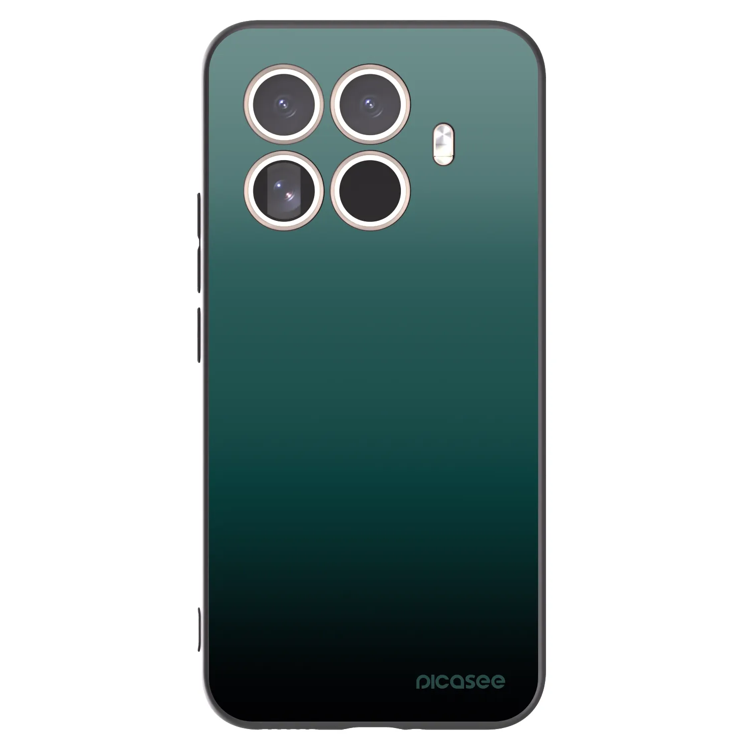 Picasee Xiaomi 15T Pro Hülle - Schwarzes Silikon - Verdant Fade