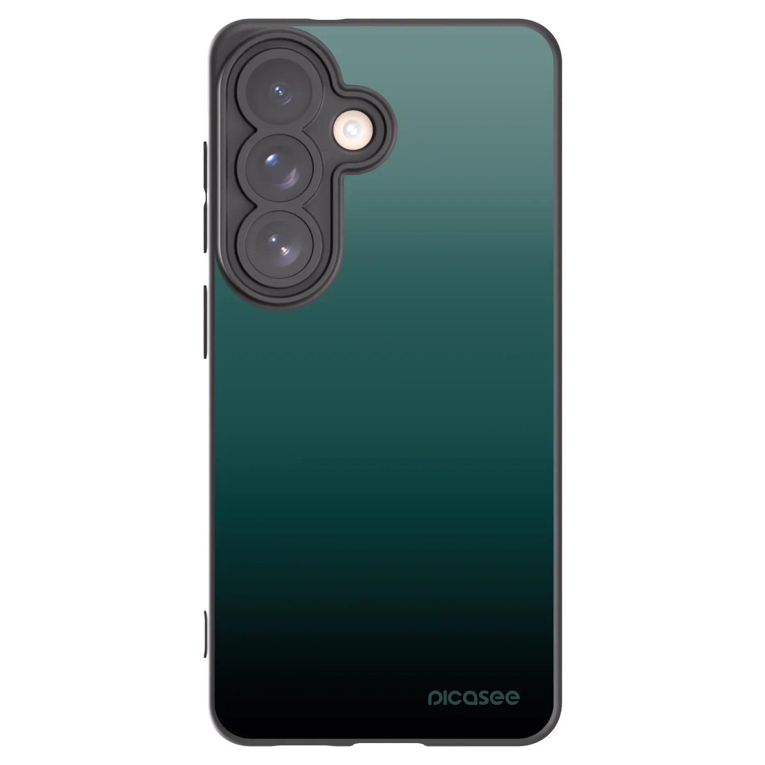 Picasee Samsung Galaxy S26 Hülle - Schwarzes Silikon - Verdant Fade
