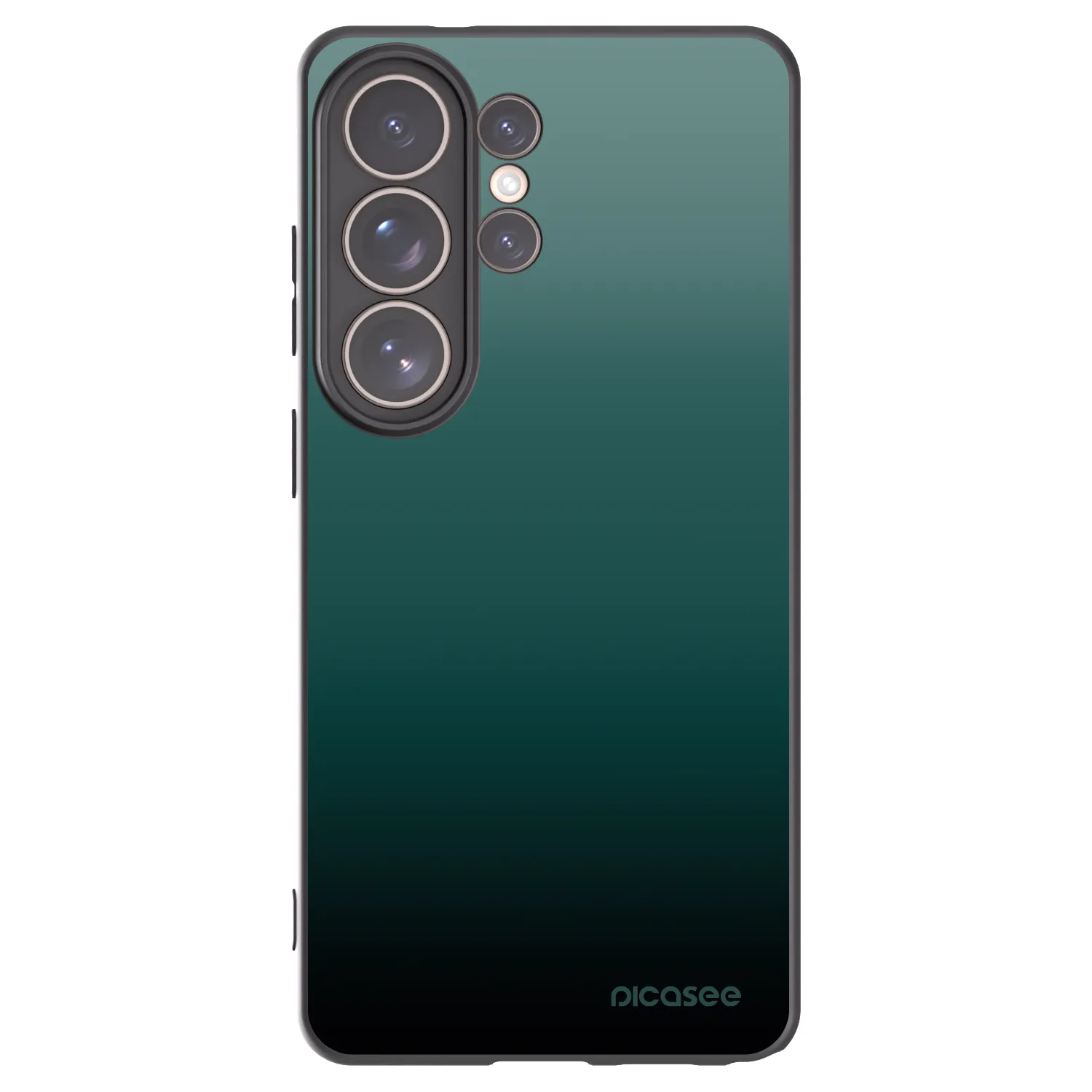 Picasee Samsung Galaxy S26 Ultra Hülle - Schwarzes Silikon - Verdant Fade