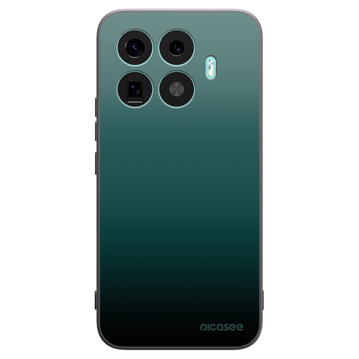 Picasee Xiaomi 17T Pro Hülle - Schwarzes Silikon - Verdant Fade