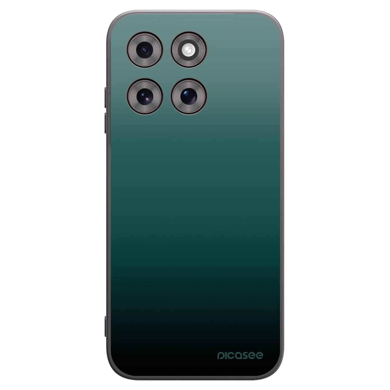 Picasee Motorola Moto G77 Hülle - Schwarzes Silikon - Verdant Fade