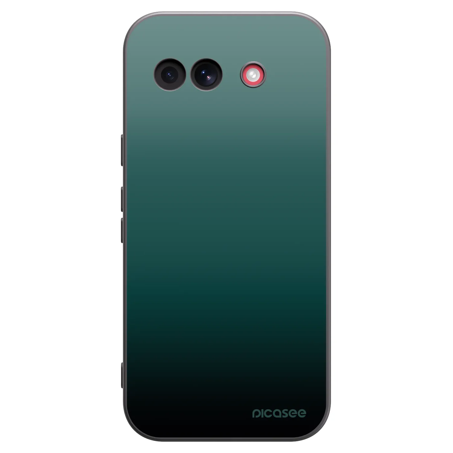 Picasee Google Pixel 10a Hülle - Schwarzes Silikon - Verdant Fade