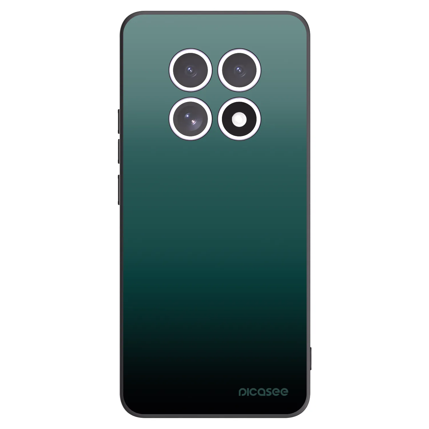 Picasee Xiaomi Redmi Note 15 5G Hülle - Schwarzes Silikon - Verdant Fade