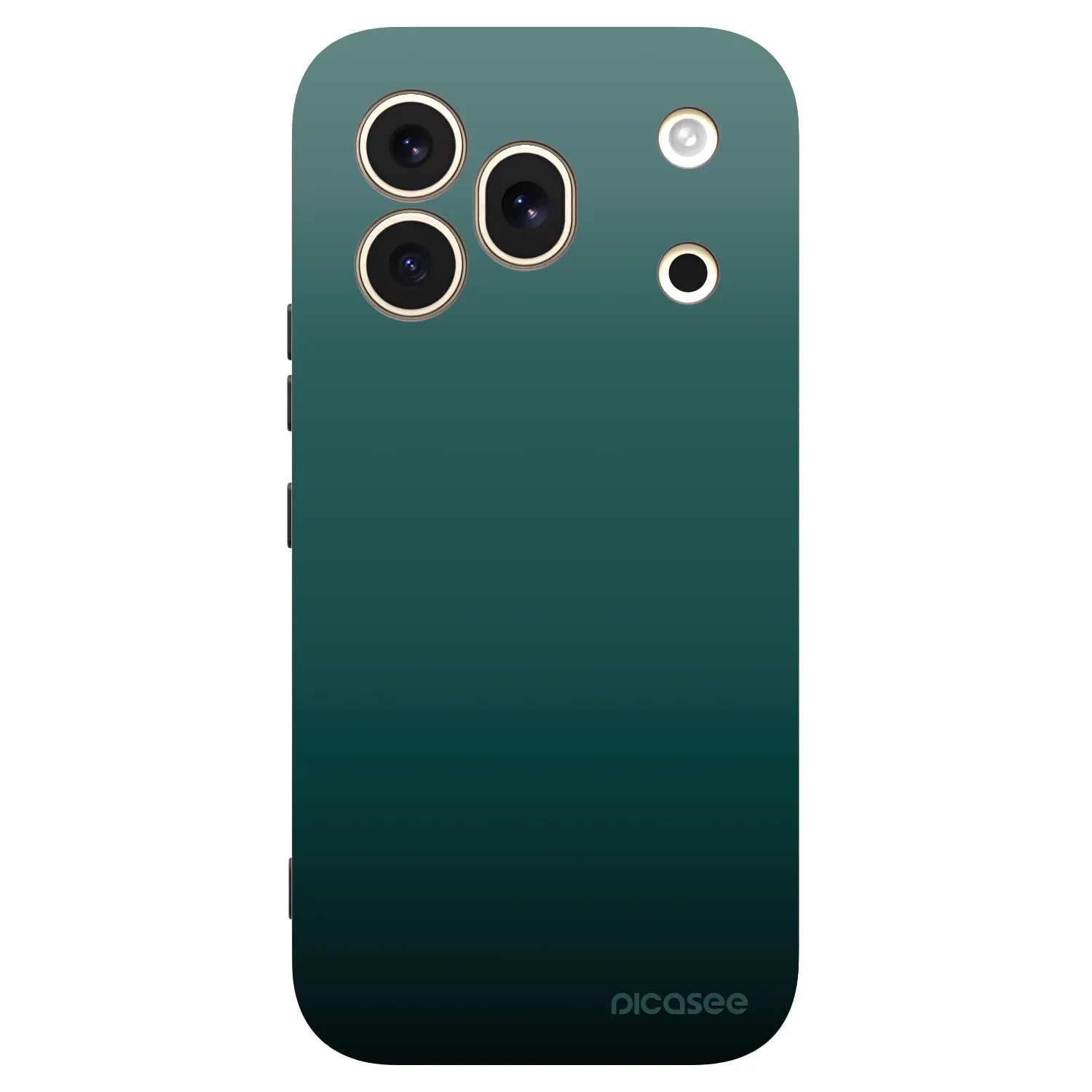 Picasee Honor 600 Pro Hülle - Schwarzes Silikon - Verdant Fade