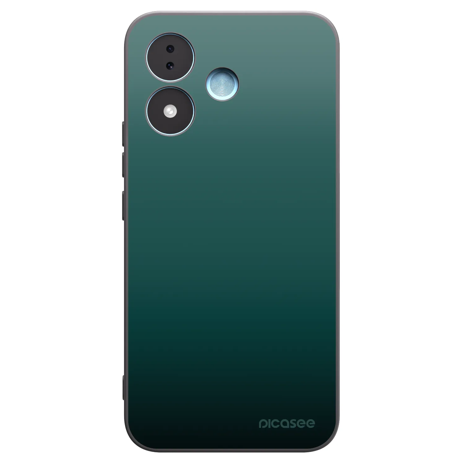 Picasee Xiaomi Redmi Note 17 5G Hülle - Schwarzes Silikon - Verdant Fade
