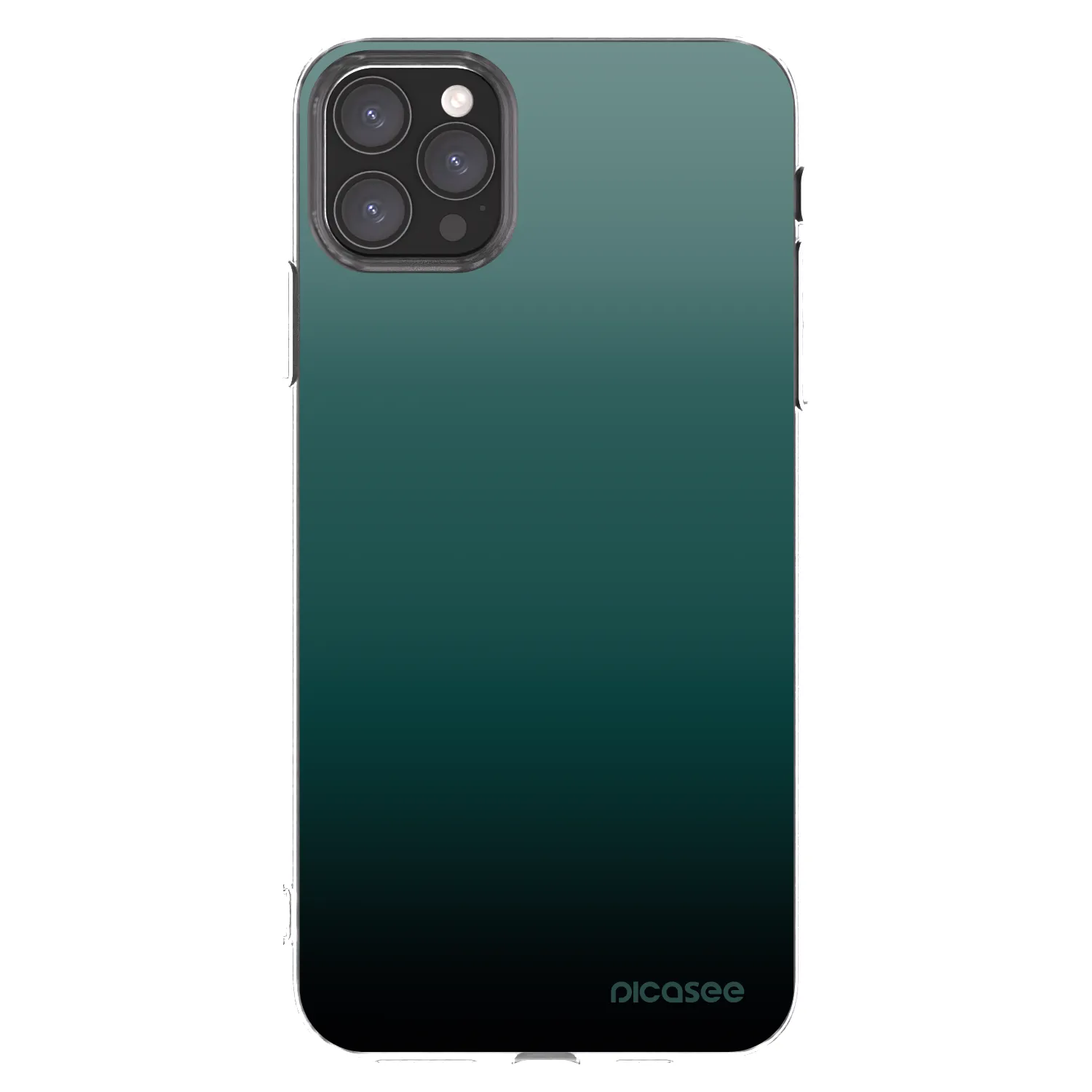 Picasee Apple iPhone 11 Pro Max Hülle - Transparentes Silikon - Verdant Fade
