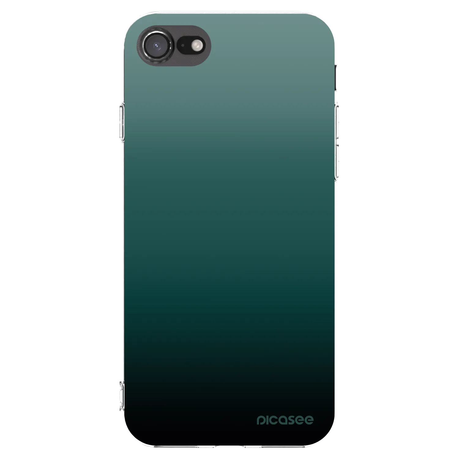 Picasee Apple iPhone 8 Hülle - Transparentes Silikon - Verdant Fade