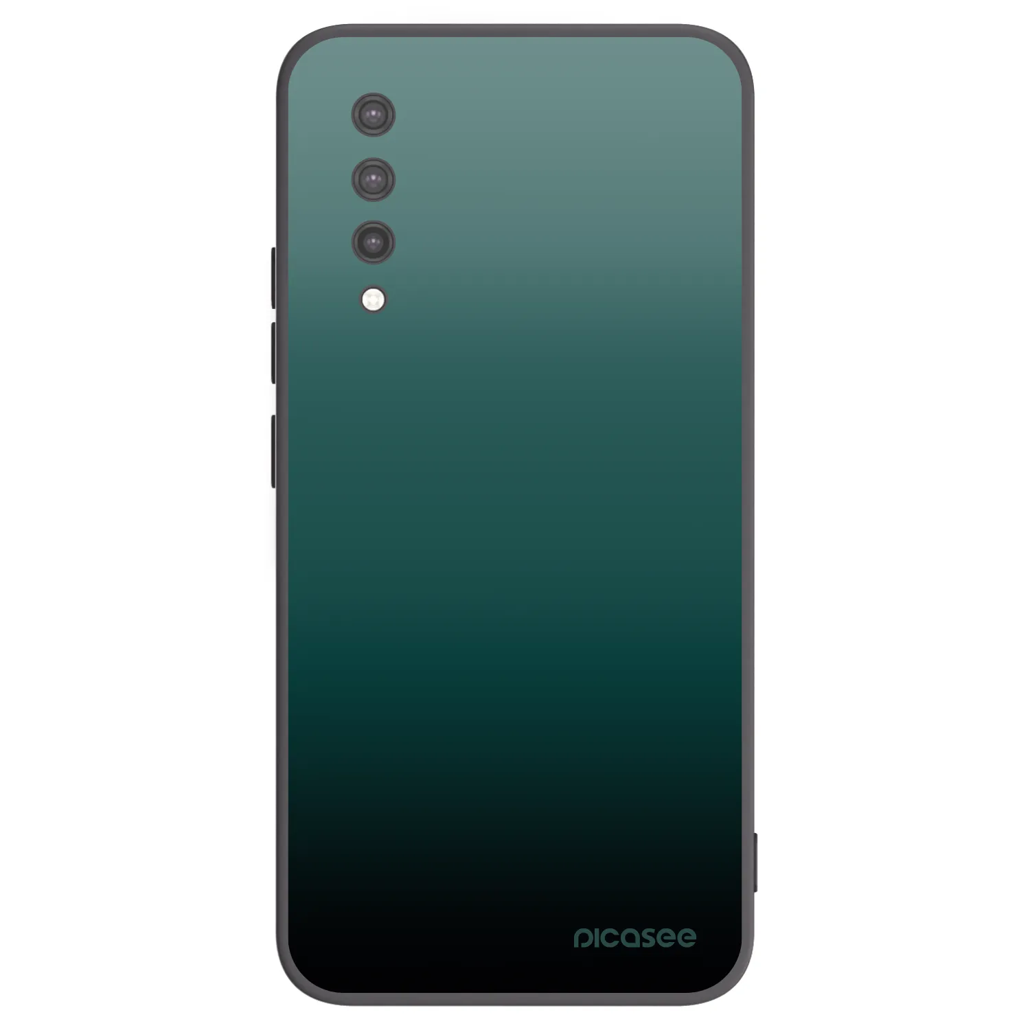Picasee Xiaomi Mi 9 Lite Hülle - Schwarzes Silikon - Verdant Fade