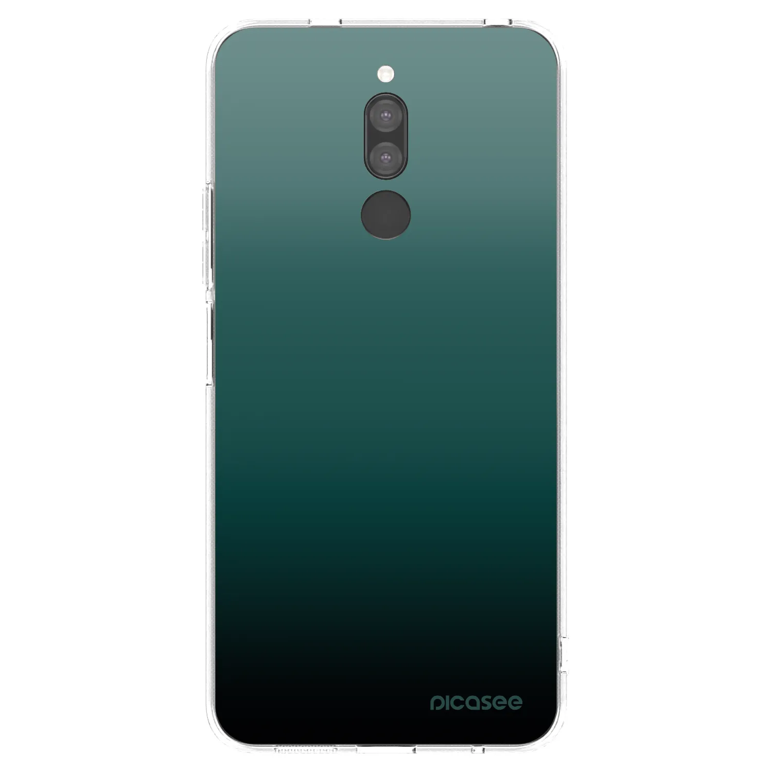 Picasee Xiaomi Redmi 8 Hülle - Transparentes Silikon - Verdant Fade