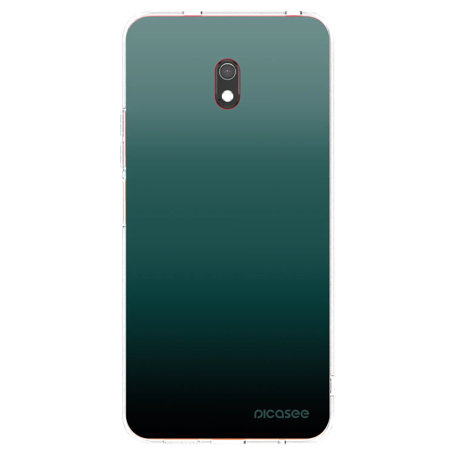 Picasee Xiaomi Redmi 8A Hülle - Transparentes Silikon - Verdant Fade