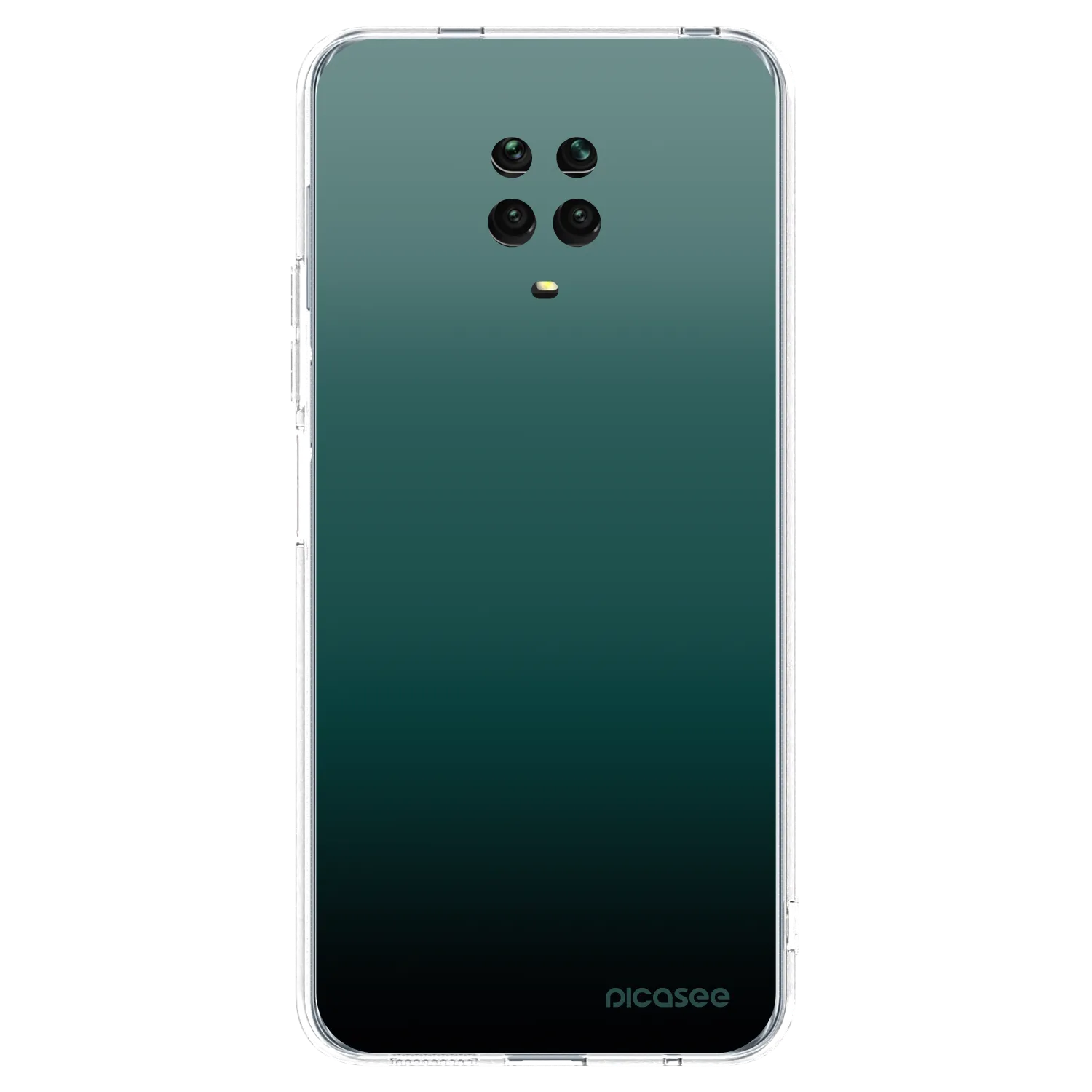 Picasee Xiaomi Redmi Note 9 Pro Hülle - Transparentes Silikon - Verdant Fade