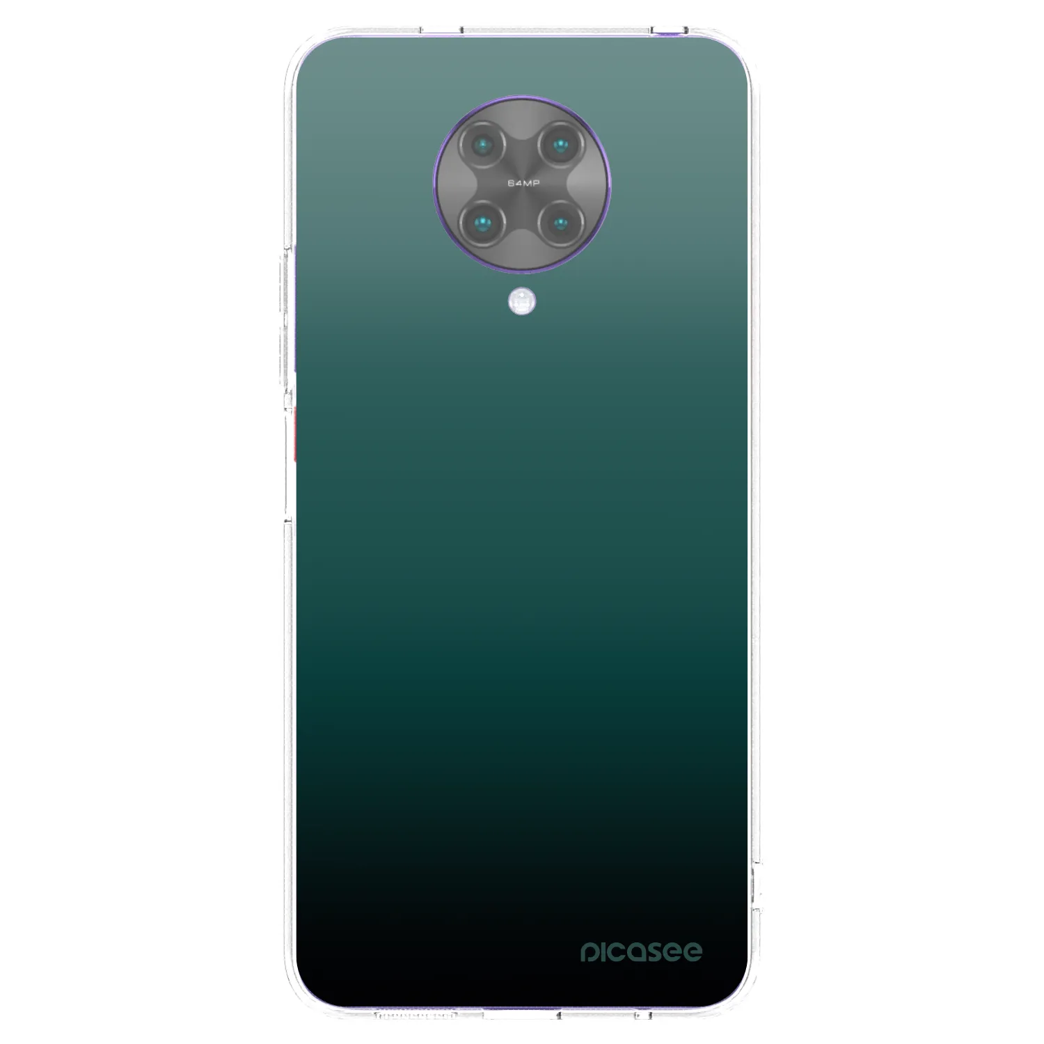 Picasee Xiaomi Poco F2 Pro Hülle - Transparentes Silikon - Verdant Fade