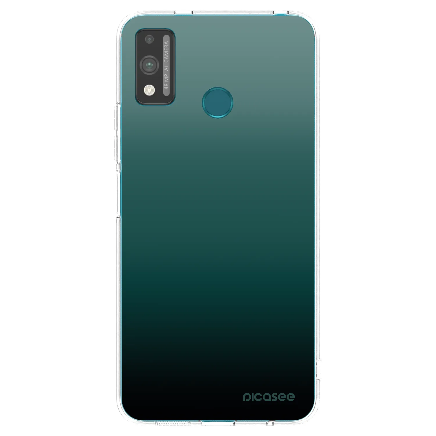 Picasee Honor 9X Lite Hülle - Transparentes Silikon - Verdant Fade