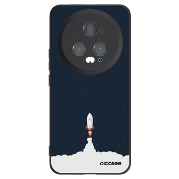 Picasee Honor Magic5 Pro Hülle - Schwarzes Silikon - Astronaut 2