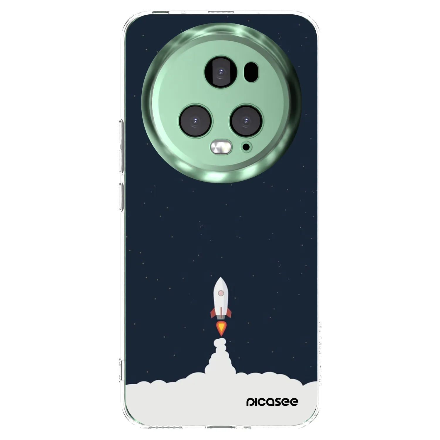 Picasee Honor Magic5 Pro Hülle - Transparentes Silikon - Astronaut 2
