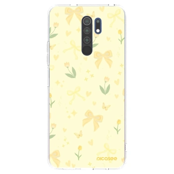 Picasee Xiaomi Redmi 9 Hülle - Transparentes Silikon - Honey Blossom