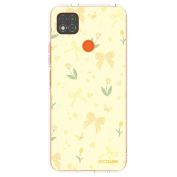 Picasee Xiaomi Redmi 9C Hülle - Transparentes Silikon - Honey Blossom