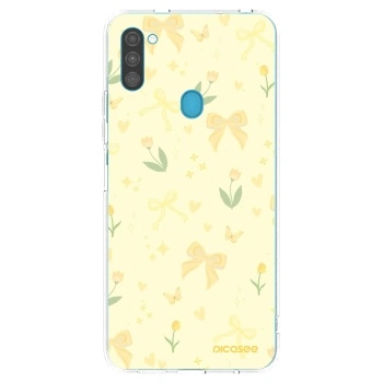 Picasee Samsung Galaxy M11 Hülle - Transparentes Silikon - Honey Blossom