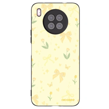 Picasee Huawei Nova 8i Hülle - Schwarzes Silikon - Honey Blossom