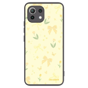 Picasee Xiaomi 11 Lite 5G NE Hülle - Schwarzes Silikon - Honey Blossom