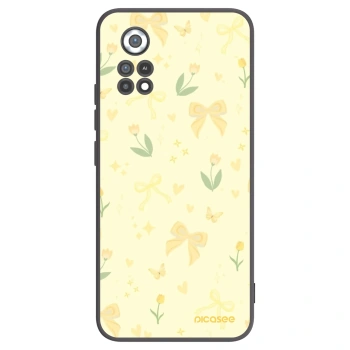 Picasee Xiaomi Poco X4 Pro 5G Hülle - Schwarzes Silikon - Honey Blossom