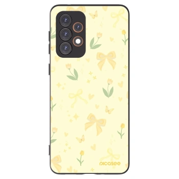 Picasee Samsung Galaxy A33 5G A336 Hülle - Schwarzes Silikon - Honey Blossom