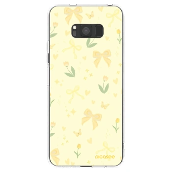Picasee Samsung Galaxy S8 G950F Hülle - Transparentes Silikon - Honey Blossom