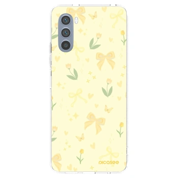 Picasee Motorola Moto G62 Hülle - Transparentes Silikon - Honey Blossom