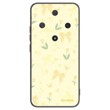 Picasee Honor Magic6 Lite 5G Hülle - Schwarzes Silikon - Honey Blossom