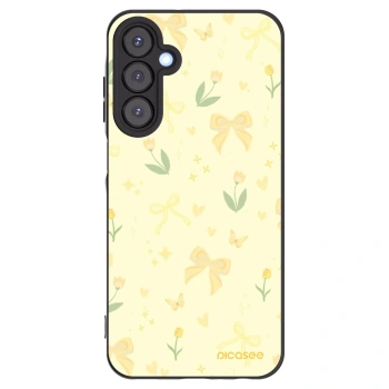 Picasee Samsung Galaxy A25 A256B 5G Hülle - Schwarzes Silikon - Honey Blossom