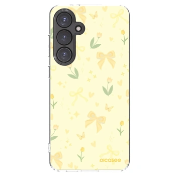Picasee Samsung Galaxy S24 FE S721B Hülle - Transparentes Silikon - Honey Blossom