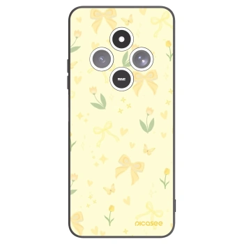 Picasee Xiaomi Redmi 14C Hülle - Schwarzes Silikon - Honey Blossom