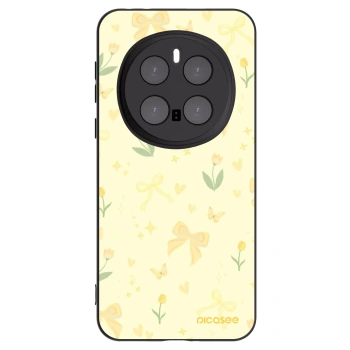 Picasee Honor Magic7 Pro 5G Hülle - Schwarzes Silikon - Honey Blossom