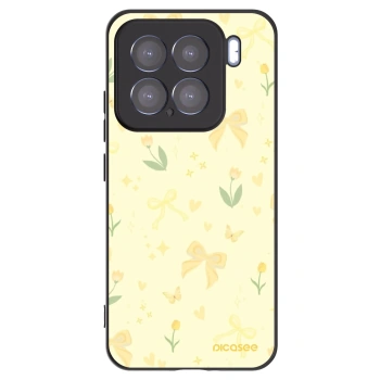 Picasee Xiaomi 15 Hülle - Schwarzes Silikon - Honey Blossom