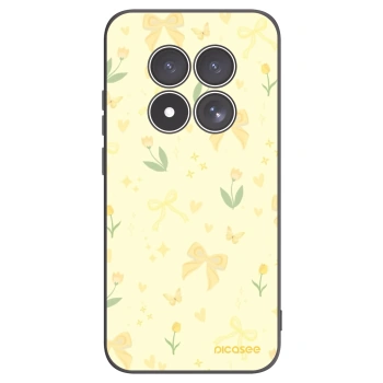 Picasee Xiaomi Redmi Note 15 Pro 4G Hülle - Schwarzes Silikon - Honey Blossom