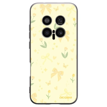 Picasee Honor Magic8 Pro 5G Hülle - Schwarzes Silikon - Honey Blossom