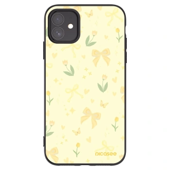 Picasee Apple iPhone 11 Hülle - Schwarzes Silikon - Honey Blossom