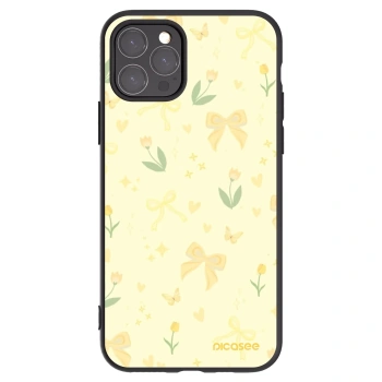 Picasee Apple iPhone 11 Pro Hülle - Schwarzes Silikon - Honey Blossom