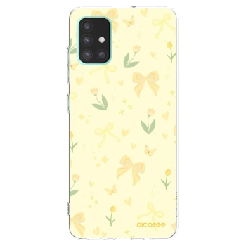 Picasee Samsung Galaxy A51 A515F Hülle - Transparentes Silikon - Honey Blossom