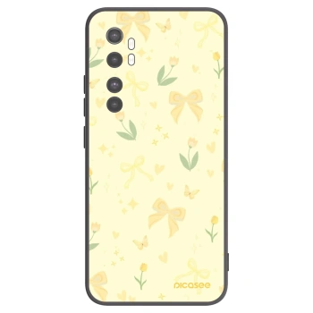 Picasee Xiaomi Mi Note 10 Lite Hülle - Schwarzes Silikon - Honey Blossom