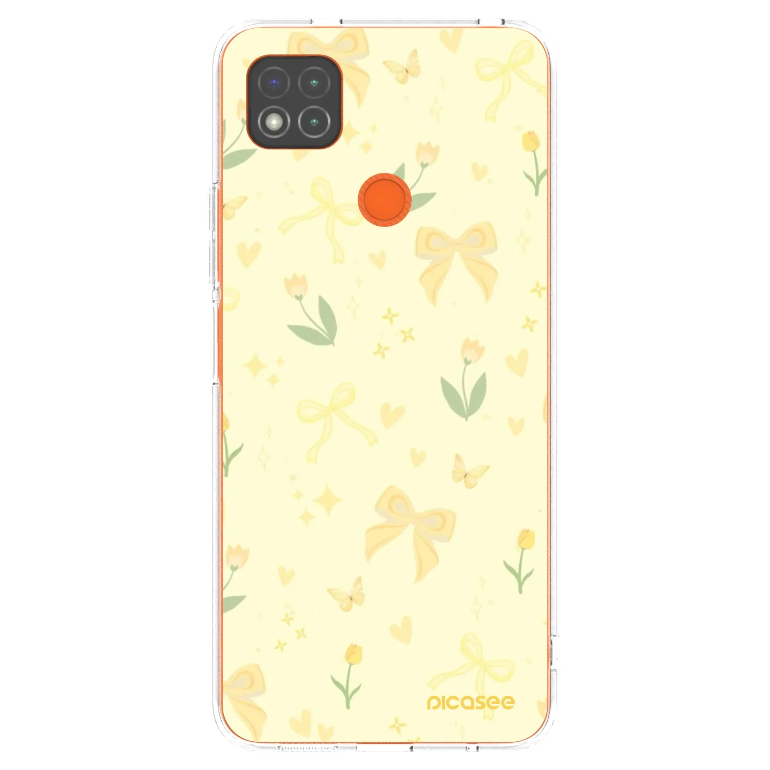 Picasee Xiaomi Redmi 9C Hülle - Transparentes Silikon - Honey Blossom