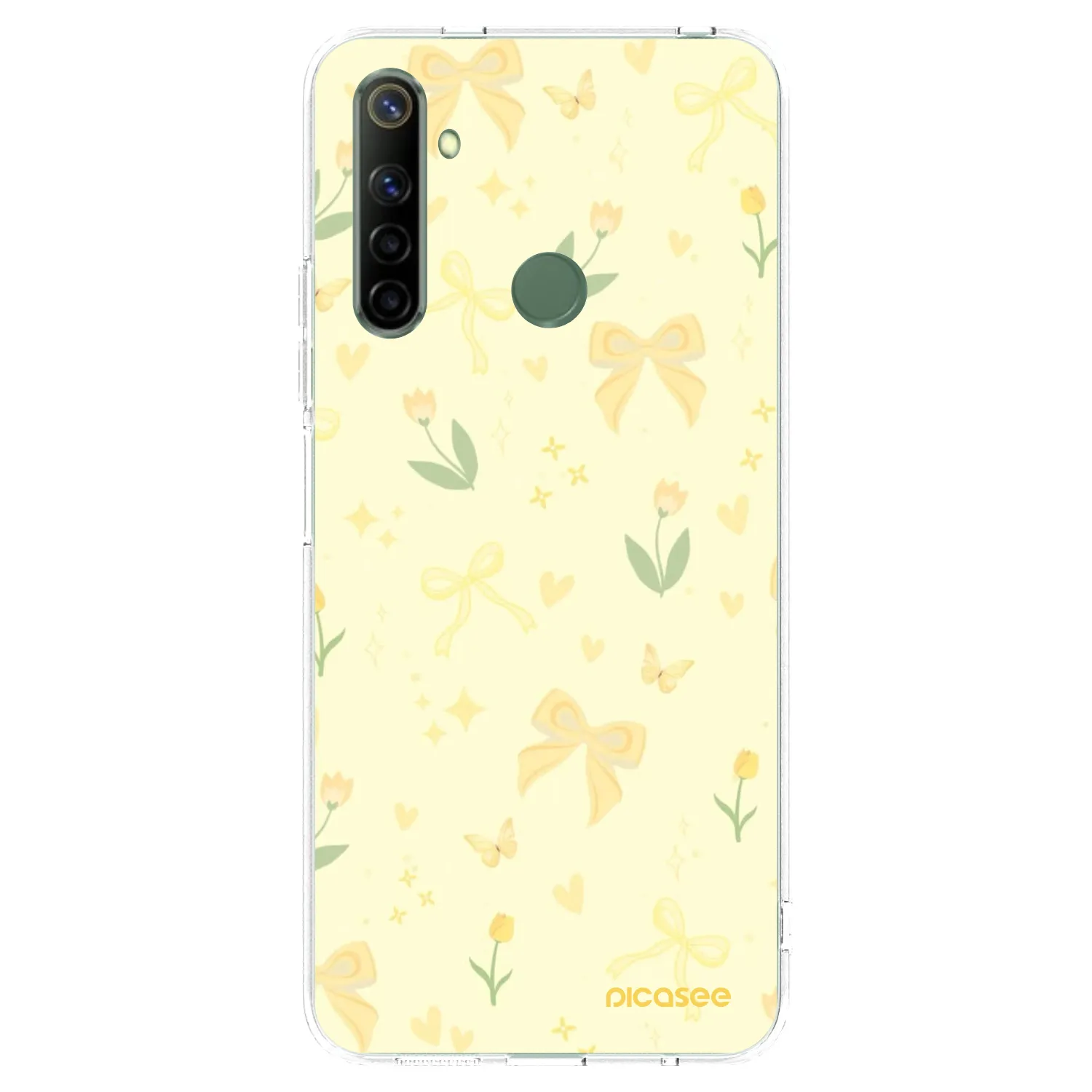 Picasee Realme 5 Hülle - Transparentes Silikon - Honey Blossom